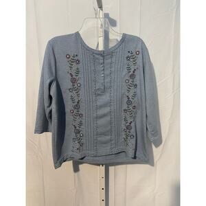 Embroidered Shenanigans Top Size PXL